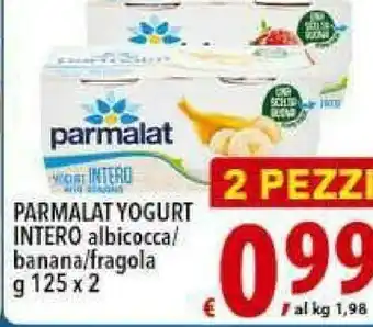 Iper Triscount Parmalat Yogurt Cremoso Con Banana 250 G(ml) offerta