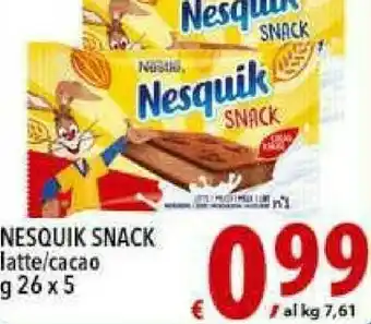 Iper Triscount Nestlè Nestlè - Nesquik Snack Cacao 26 g(ml) offerta