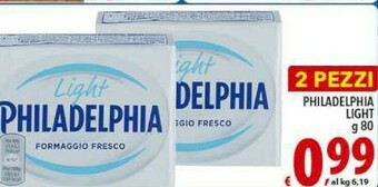 Iper Triscount Philadelphia Light offerta