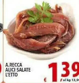 Iper Triscount A.recca Alici Salate L'etto offerta