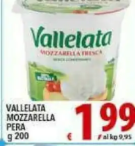 Iper Triscount Vallelata Mozzarella Di Bufala Campana DOP 200 G(ml) offerta