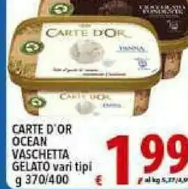 Iper Triscount Algida Carte D'Or Caramello offerta