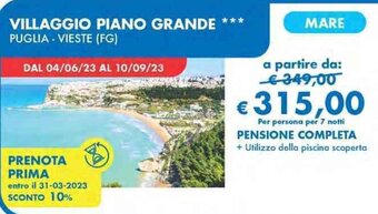 MD Discount Villaggio Piano Grande offerta