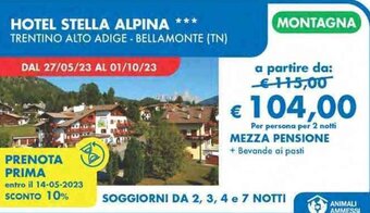 MD Discount Hotel Stella Alpina offerta