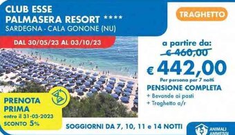 MD Discount Club Esse Palmasera Resort offerta