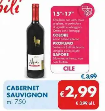 MD Discount Cabernet Sauvignon ml 750 offerta