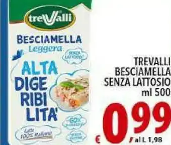 Trevalli Besciamella Senza Lattosio 500 Ml