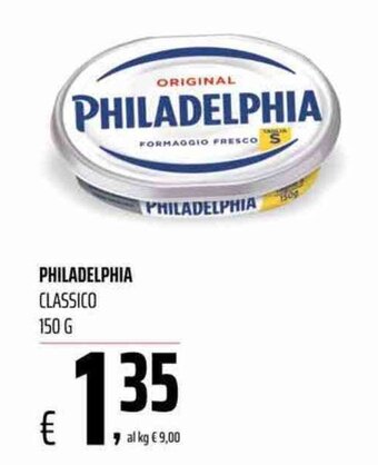 Coop Philadelphia Classico 150 g offerta