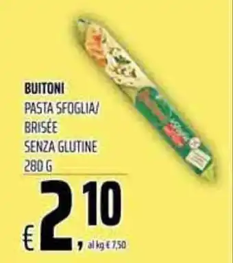 Coop Buitoni Pasta Sfoglia/Brisée Senza Glutine 280 g offerta