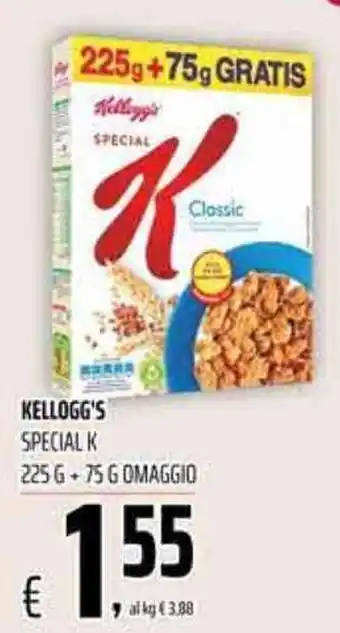Coop Kellogg's Special K 225 g + 75 g omaggio offerta