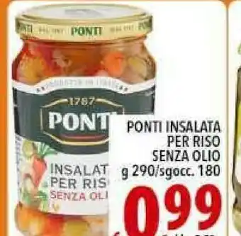 Iper Triscount Ponti Insalata Per Riso Senza Olio 180 G(ml) offerta