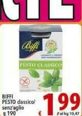 Iper Triscount Biffi Pesto Classico 190 G(ml) offerta