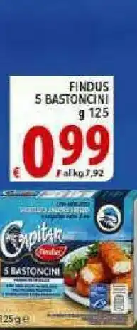 Iper Triscount Findus 5 Bastoncini 125 G offerta