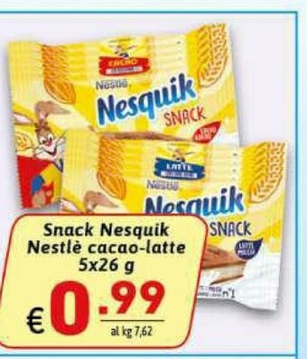 Gros Nesquik Snack offerta