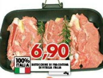 Gros Bistecchine Di Fracosta Di Vitello offerta