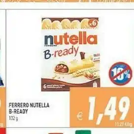 Iperfamily Ferrero Nutella B-ready New + Nutella 132 G(ml) offerta