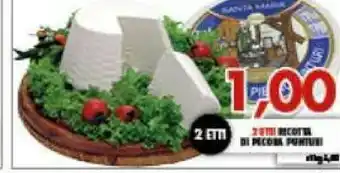 Gros Santa maria Ricotta Di Pecora Punturi offerta