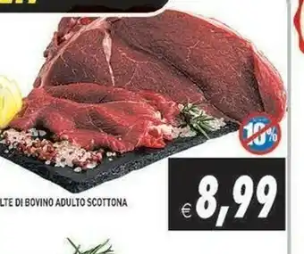 Fetine Scelte Di Bovino Adulto Scottona
