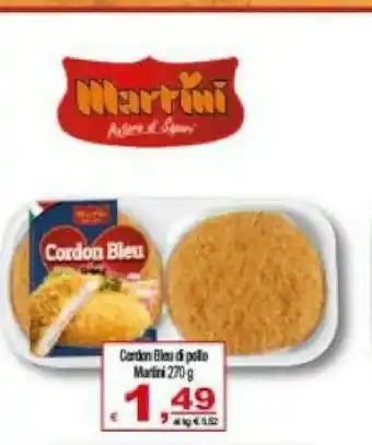 Gros Martini Cordon Bleu Di Pollo 270g offerta