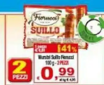 Gros Fiorucci Wurstel Suillo 100 G(ml) offerta