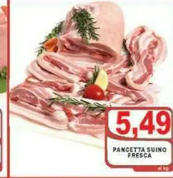 Gros Pancetta Suino Fresca offerta