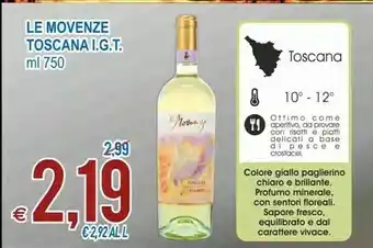 MD Discount Le Movenze Toscana Igt offerta
