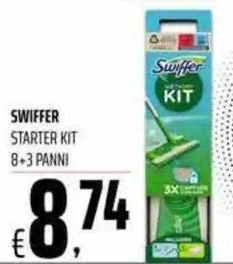 Coop Swiffer Starter Kit 8+3 Panni offerta