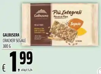 Coop Galbusera Cracker Segale 380 g offerta