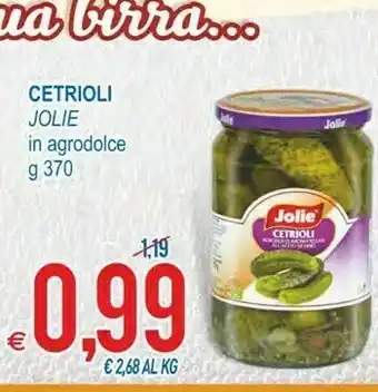 MD Discount Jolie Cetrioli In Agrodolce 370 G offerta