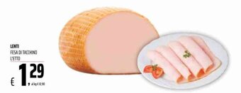 Coop Lenti Fesa di Tacchino offerta