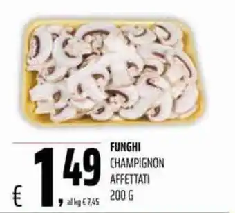 Coop Funghi Champignon Affettati 200 g offerta