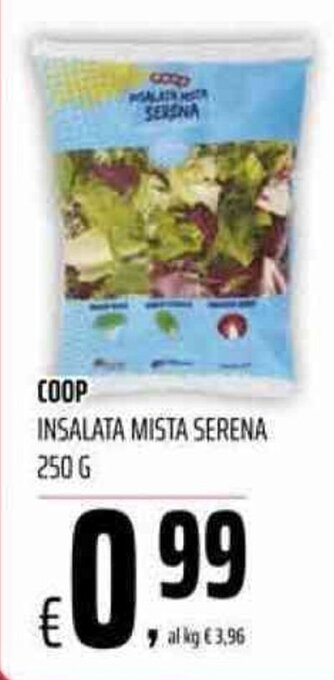 Coop Coop Insalata Mista Serena 250 g offerta