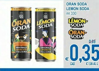 Freedea Oransoda/ Lemonsoda 330 Ml