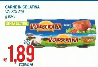 MD Discount Valsolata - Carne In Gelatina 270 G(ml) offerta