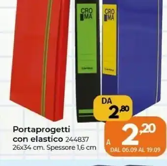 Portaprogetti Con Elastico