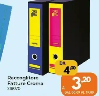 Raccoglitore Fatture Croma
