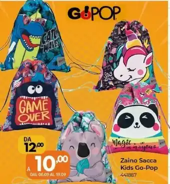 Zaino Sacca A Kids Go-pop