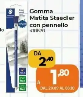Staedtler Staedler Gomma Matita Con Pennello
