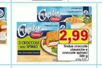 Pewex Findus Croccole Classiche E Croccole Spinaci 300 G offerta