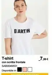 Terranova T-shirt Con Scritta Frontale offerta