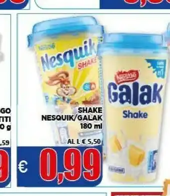 Vivo Supermercati Nestlè Nesquik Shake 180 G(ml) offerta