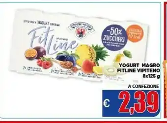 Vivo Supermercati Vipiteno Yogurt Magro Fitline Alla Frutta offerta