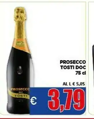 Vivo Supermercati Tosti Prosecco DOC Extra Dry Italia 750 G(ml) offerta