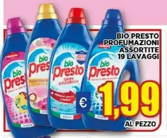 Vivo Supermercati Bio Presto Detersivo Lavatrice Profumazioni offerta