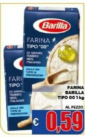 Vivo Supermercati Barilla Farina Di Grano Tenero Tipo 00 offerta