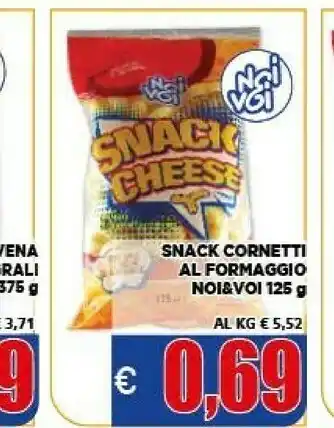 Vivo Supermercati Noi & voi Snack Cornetti Al Formaggio offerta