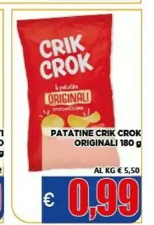 Crik crok Patatine Originali