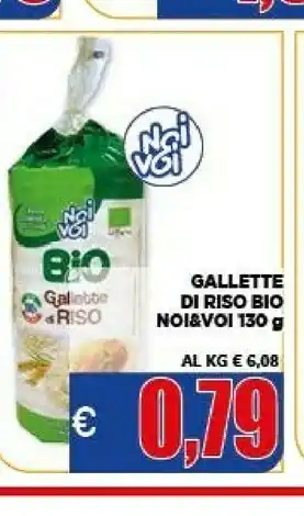 Vivo Supermercati Noi & voi Gallette Di Riso Bio offerta