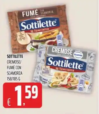 Coop Sottilette Cremose/Fumè con Scamorza 158/185 g offerta