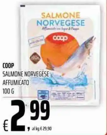 Coop Coop Salmone Norvegese Affumicato 100 g offerta